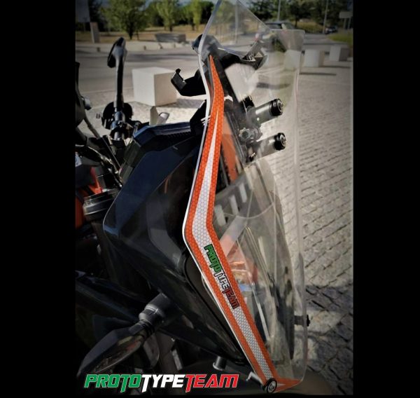 Rally Windshield Ktm 390 Adv White/Orange - Image 3